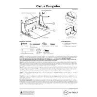 Cirrus Computer Installation Assembly Guide MTC