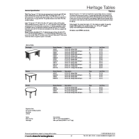 Heritage Tables List Price Thumb