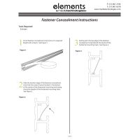 Fastener  Concealment  Instructions