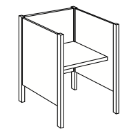 Bookmark Post Panel Line Art