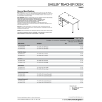 Shelby Teacher Desk