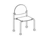 Bola Chair Auto Cad