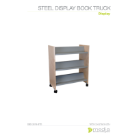Steel Display Book Truck