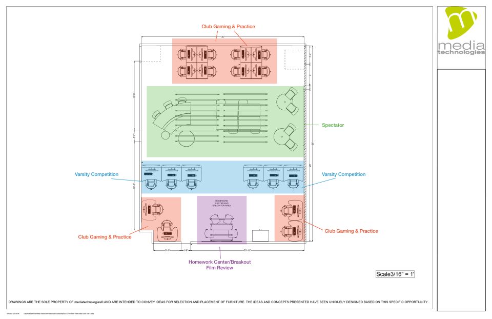 Ashley Ridge Esports Layout