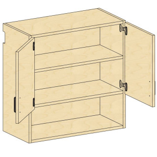 Wall Open-Cupboard Storage