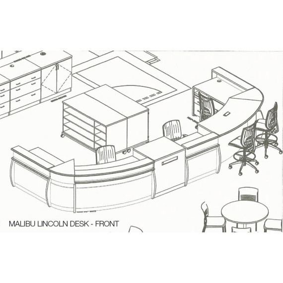 Malibu Lincoln Circulation Desk - mediatechnologies