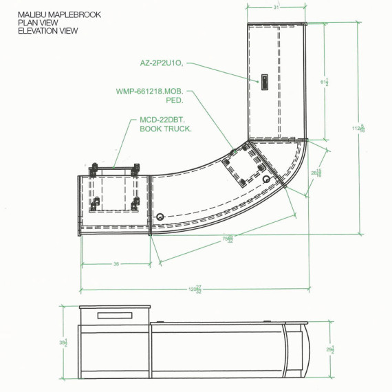 Malibu Circulation Spec Desks - mediatechnologies