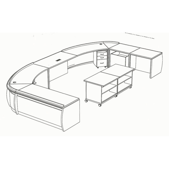 Malibu Circulation Spec Desks - mediatechnologies